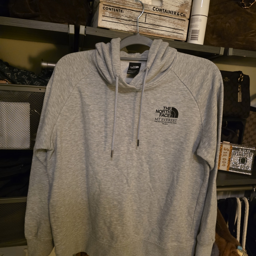 The North Face Light Gray Men's Hoodie